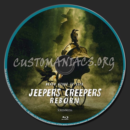 Jeepers Creepers Reborn blu-ray label