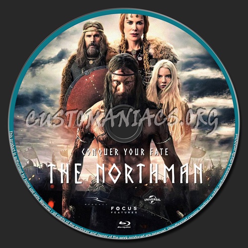 The Northman blu-ray label