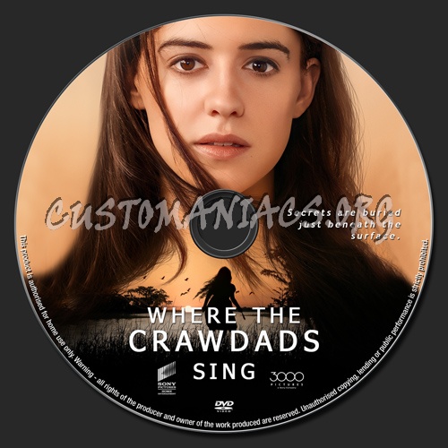 Where The Crawdads Sing dvd label