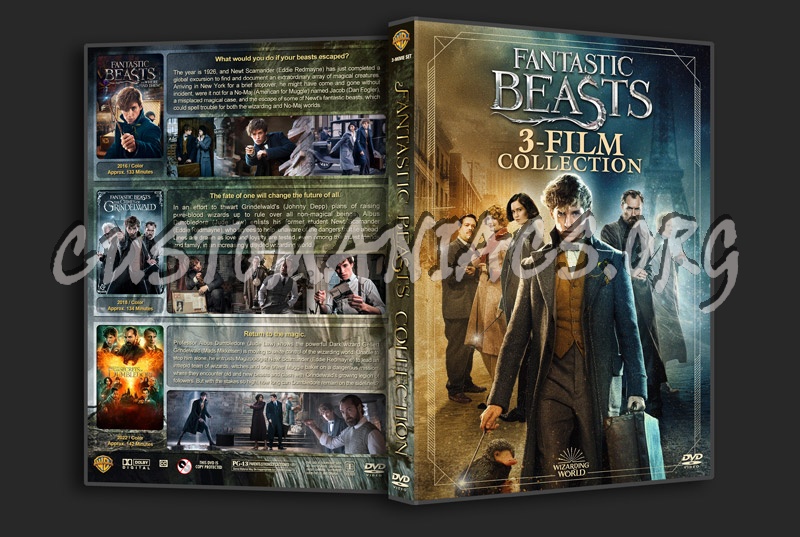 Fantastic Beasts Collection dvd cover