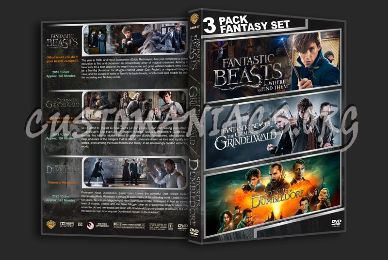 Fantastic Beasts Triple Feature dvd cover