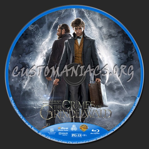 Fantastic Beasts: The Crimes of Grindelwald blu-ray label