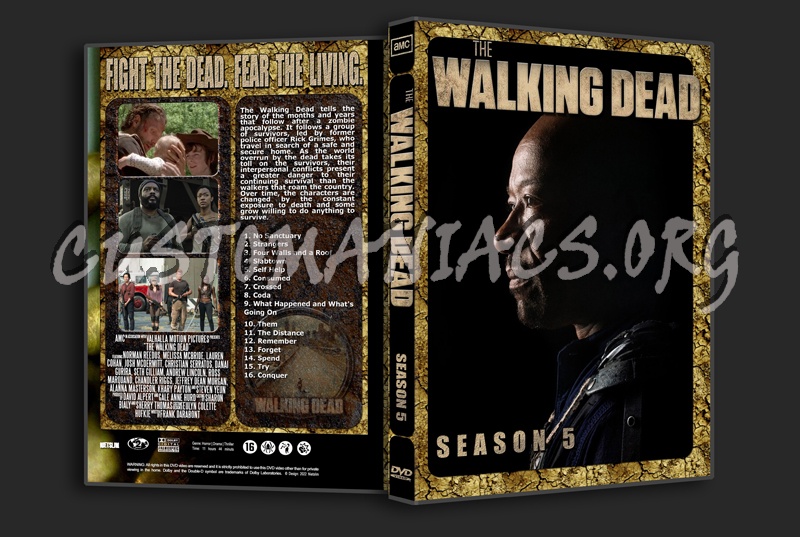 The Walking Dead Season 5 dvd cover