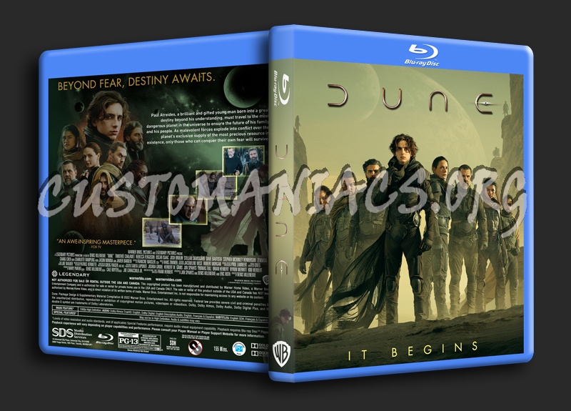 Dune (2021) dvd cover