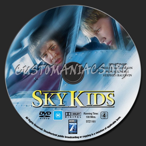 Sky Kids dvd label
