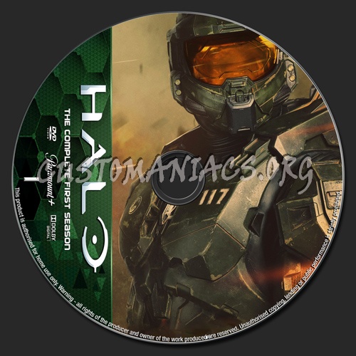 Halo Season 1 dvd label