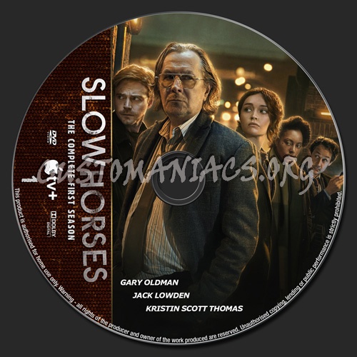 Slow Horses Season 1 dvd label