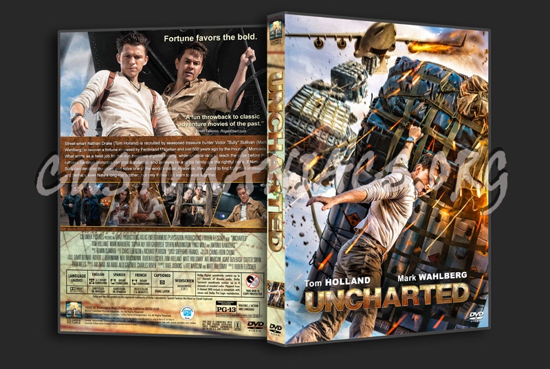 Uncharted dvd cover