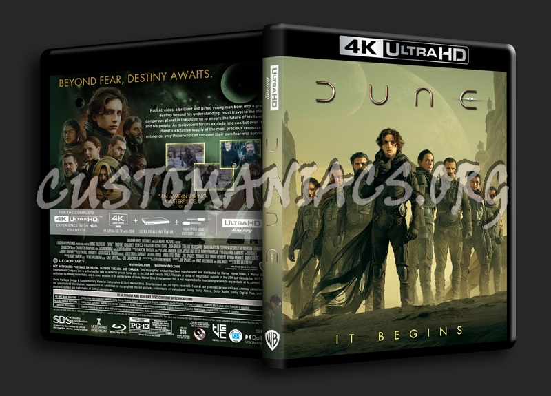 Dune 4K dvd cover