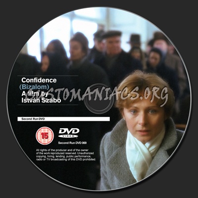 Confidence dvd label