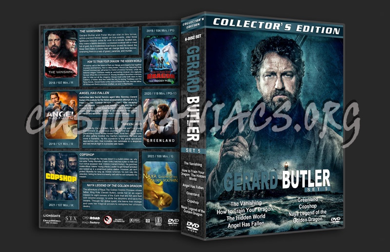 Gerard Butler - Set 5 dvd cover