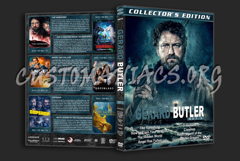 Gerard Butler - Set 5 dvd cover