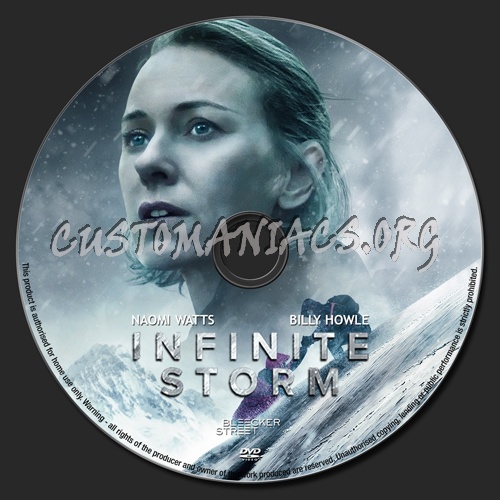 Infinite Storm dvd label