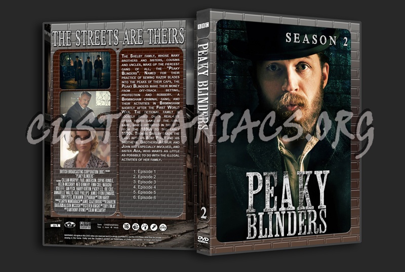 Peaky Blinders Season 2 dvd cover