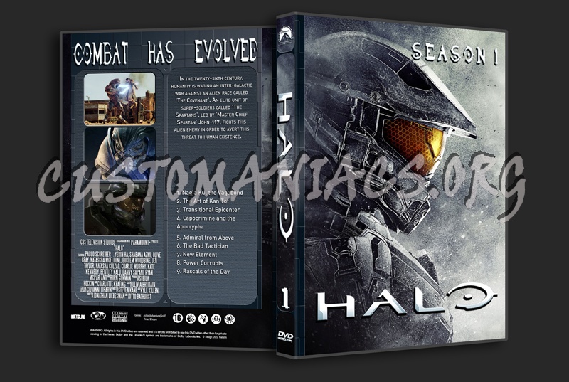 Halo Season 1 dvd cover