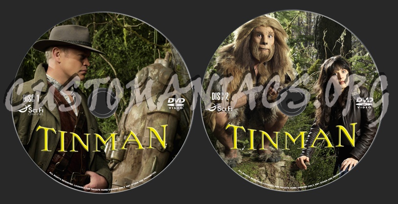 The Tin Man dvd label