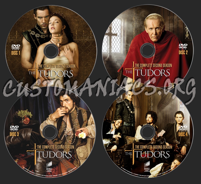 The Tudors Season 2 dvd label