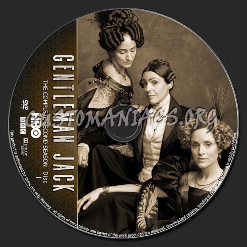 Gentleman Jack Season 2 dvd label