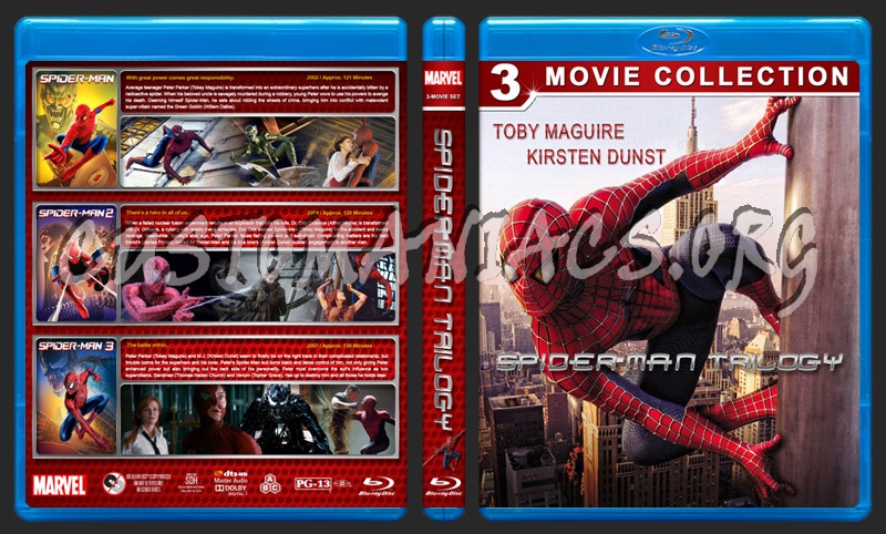 Spider-Man Trilogy blu-ray cover