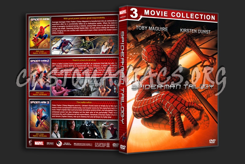 Spider-Man Trilogy dvd cover