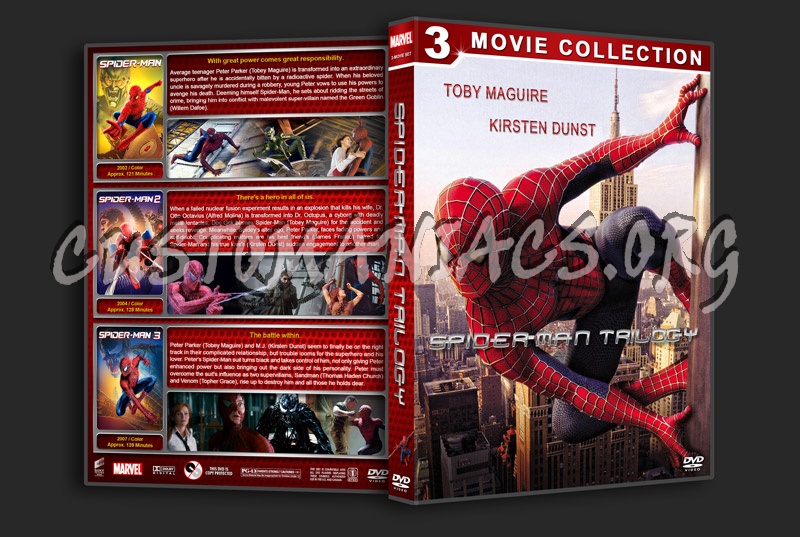 Spider-Man Trilogy dvd cover