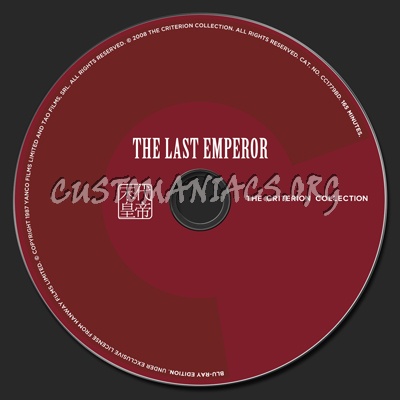 422- The Last Emperor dvd label