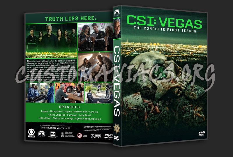 CSI: Vegas - Season 1 dvd cover