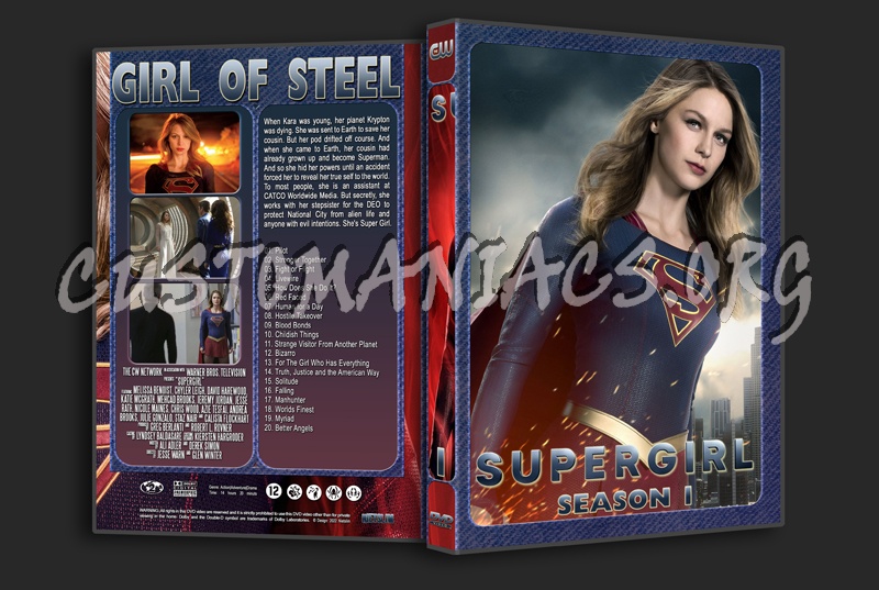 Supergirl all seasons dvd cover