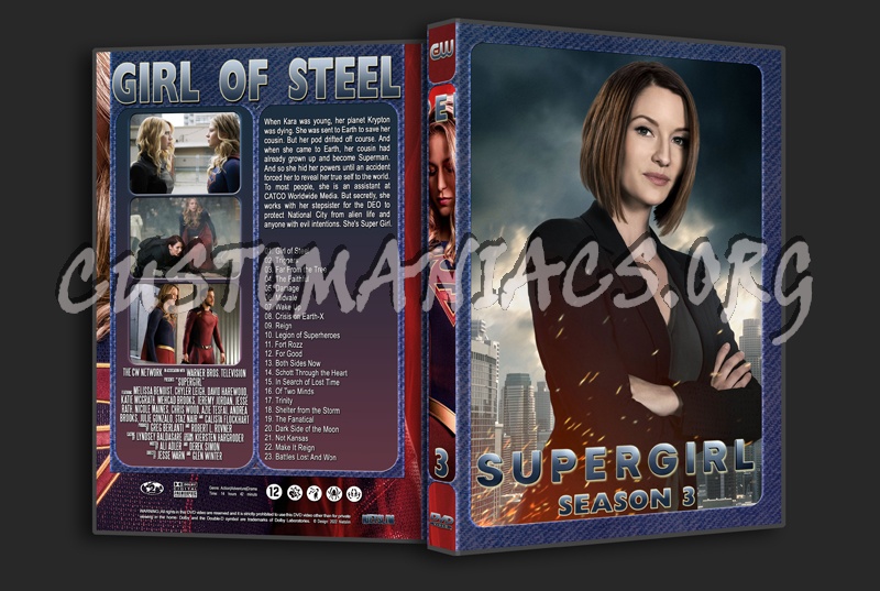 Supergirl all seasons dvd cover