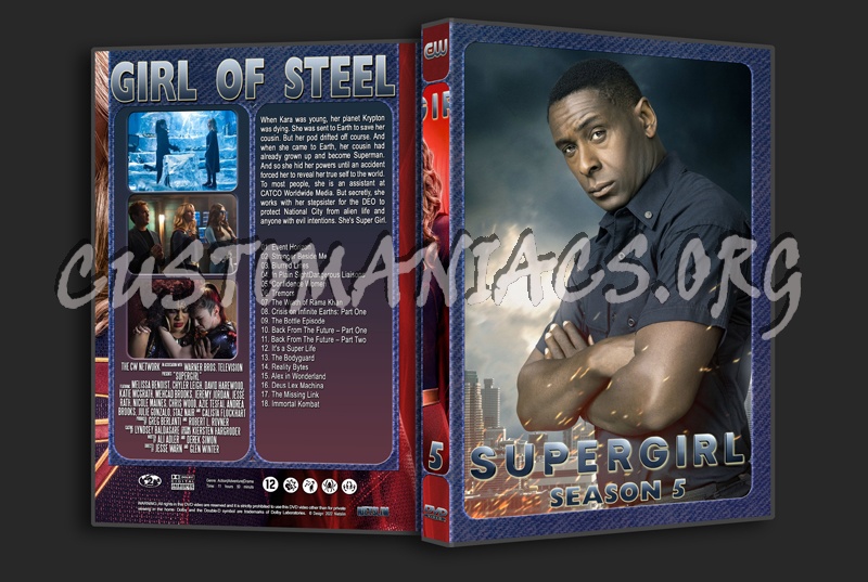 Supergirl all seasons dvd cover