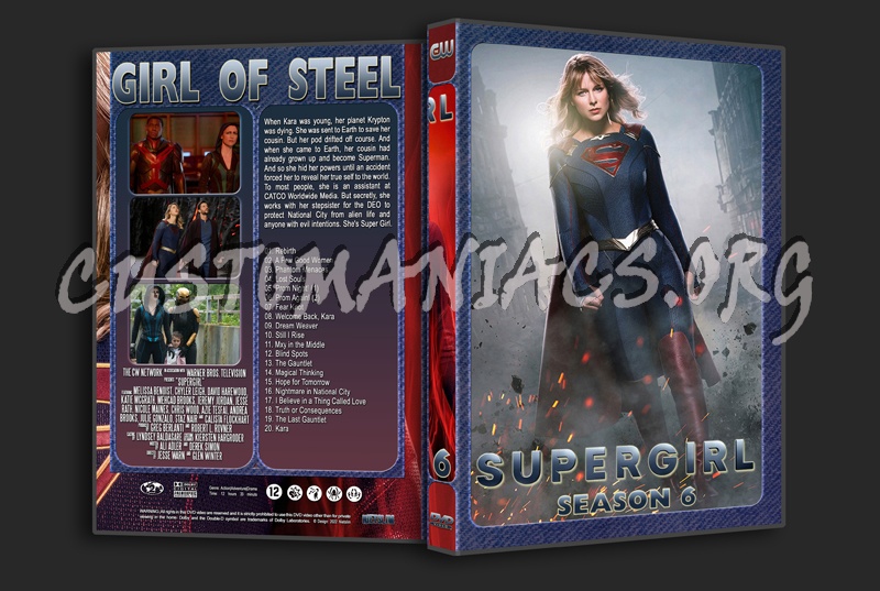 Supergirl all seasons dvd cover