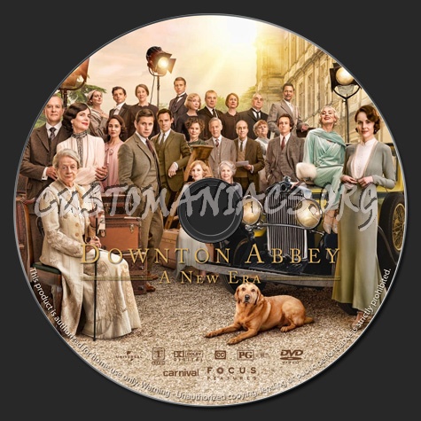 Downton Abbey: A New Era dvd label