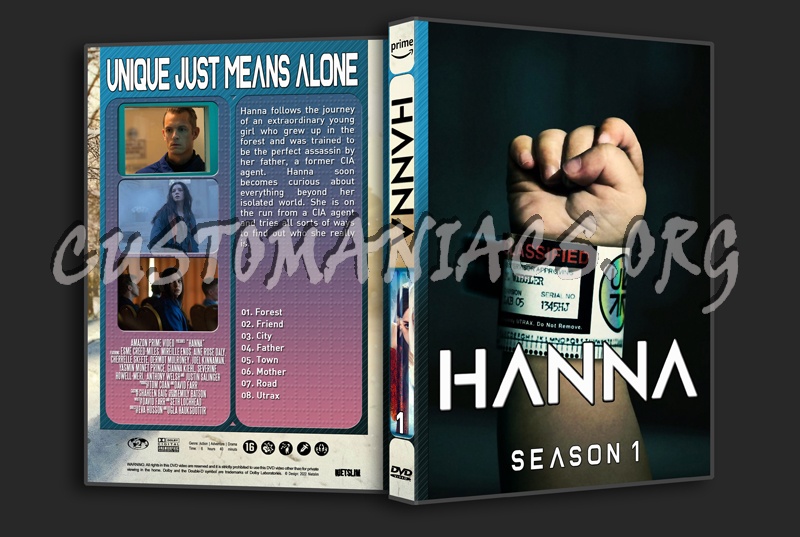 Hanna 1-3 dvd cover