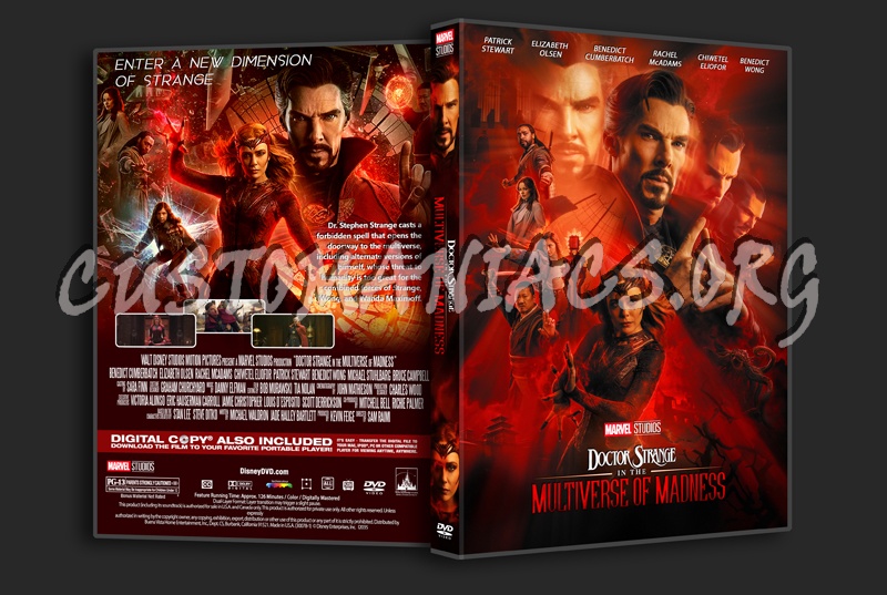 Doctor Strange In The Multiverse Of Madness dvd cover