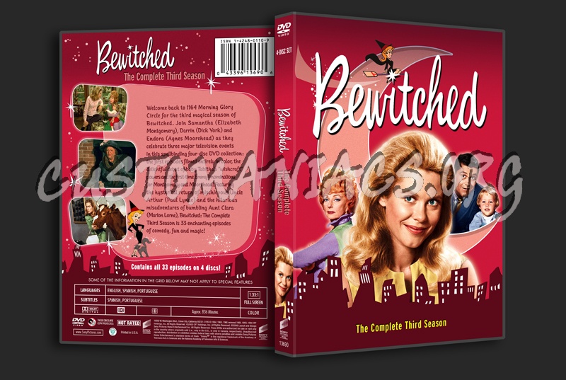 Bewitched - Season 3 dvd cover