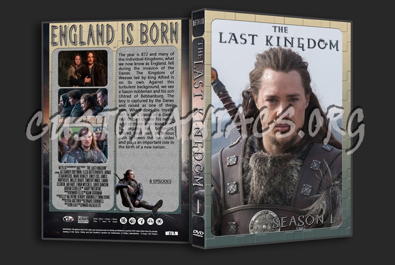 The Last Kingdom Season 1 dvd cover