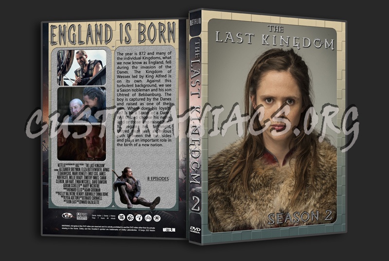 The Last Kingdom Season 2 dvd cover