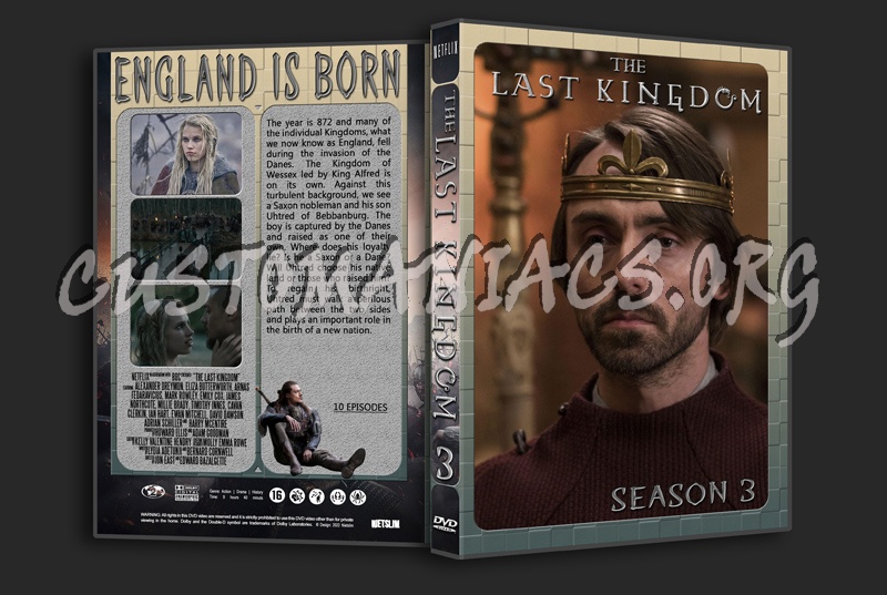 The Last Kingdom Season 3 dvd cover