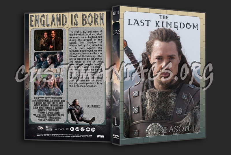 The Last Kingdom - complete with spine dvd cover