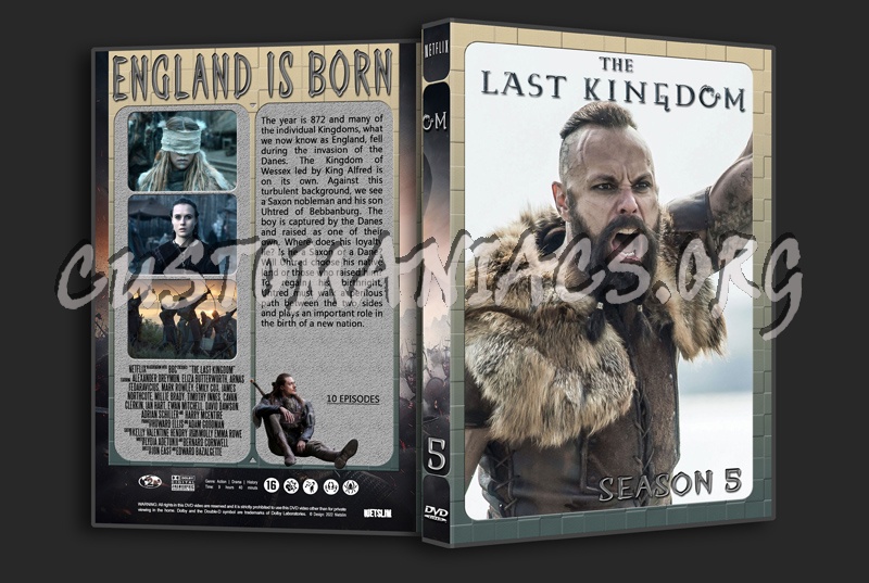The Last Kingdom - complete with spine dvd cover