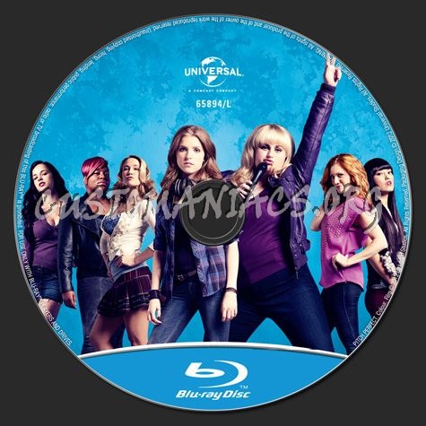 Pitch Perfect blu-ray label