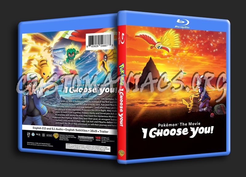 Pokemon I Choose You! blu-ray cover