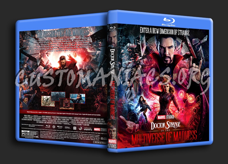 Doctor Strange in the Multiverse of Madness dvd cover