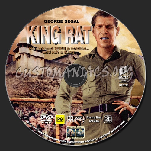 King Rat dvd label