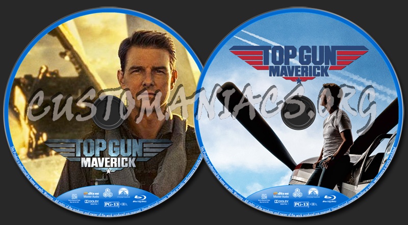 Top Gun: Maverick blu-ray label