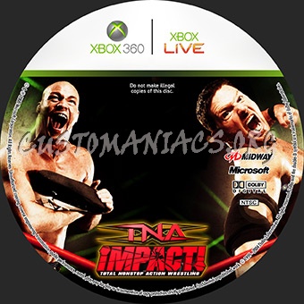 TNA Impact dvd label