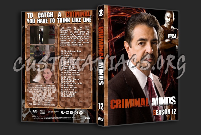 Criminal Minds season 12 dvd cover