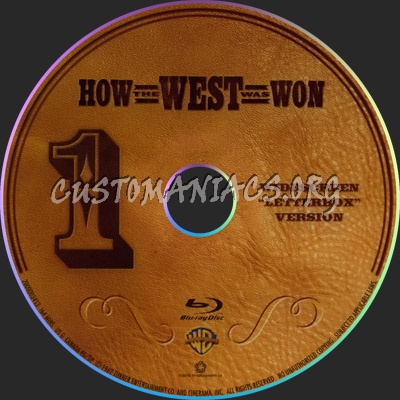 How the West was Won blu-ray label