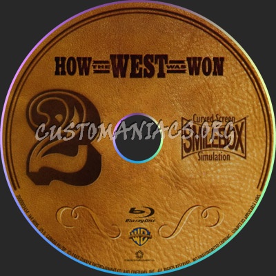 How the West was Won blu-ray label