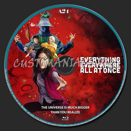 Everything Everywhere All At Once blu-ray label